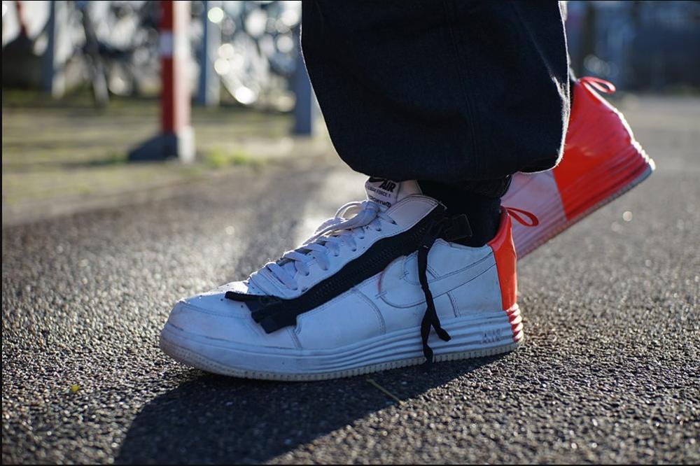 Afbeelding van Nike Lunar Force 1 Low Acronym Bright Crimson